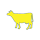 Gelbe Kuh - Gartenmoebel-NRW